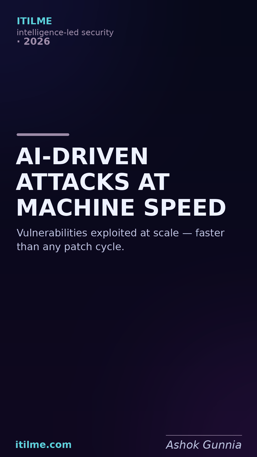 How reactive patching fails against AI-speed attacks